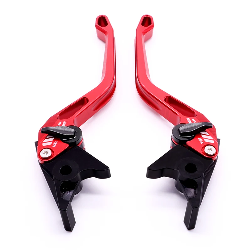 Short brake & clutch levers pair RED CNC Suzuki GSX GSX-S 1000 2015 2016 