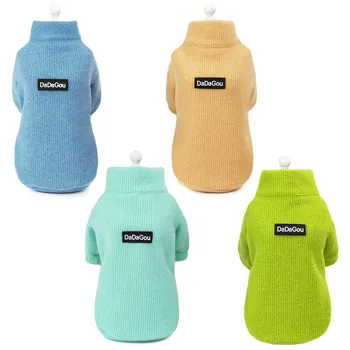 

New Winter Warm Puppy Dog Clothes Pet Sweater Luxury Designer For Medium Small Pets Chihuahua Roupa Pet Inverno Pug Costume Ropa