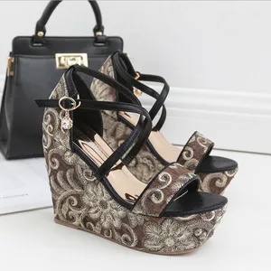 Shoes Women Spring Thick High-heeled High Heels Women Pointed Solid Flocking Women's Shoes Office Lady Elegant Sandals