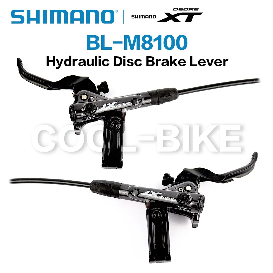 Shimano-Deore xt m8100油圧ディスクブレーキパッドとピストンを備えた
