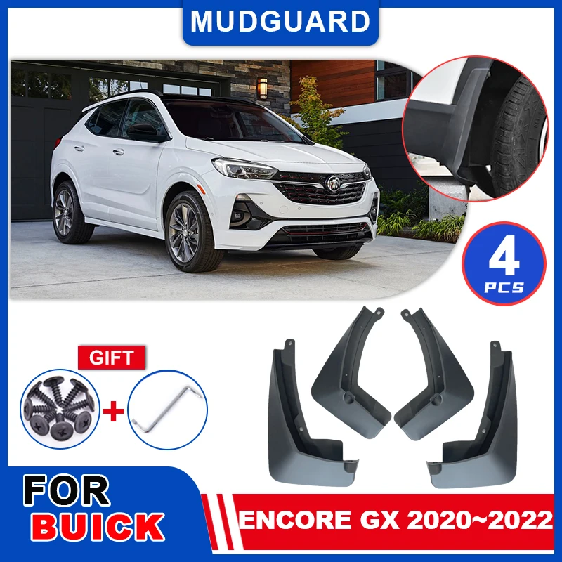 

For Buick Encore GX 2020 2021 2022 Mudguards Mudflaps Fender Front Rear Mud Flap Splash Guards Cover Auto Parts Accessories