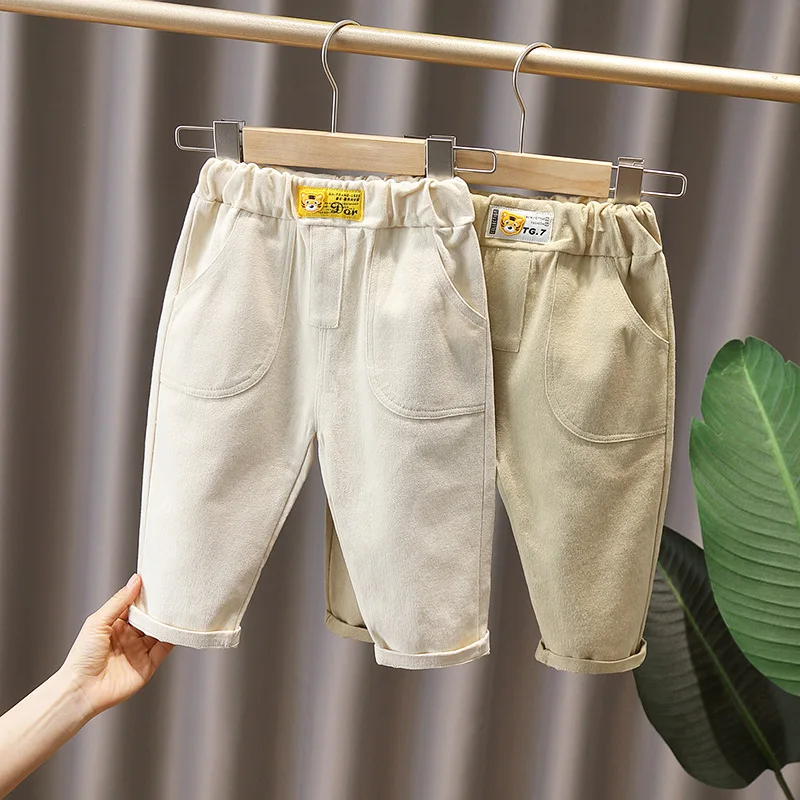 Boys Pants Spring fall kids Outfit casual Trousers For toddler children