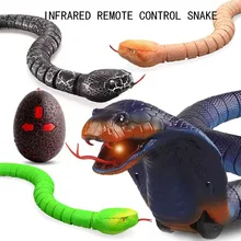 

Infrared Remote Control Toy Snake Simulation Scary Cobra Rattlesnake with Egg Electric Reptile Spoof Tricky Prank Animal Toys