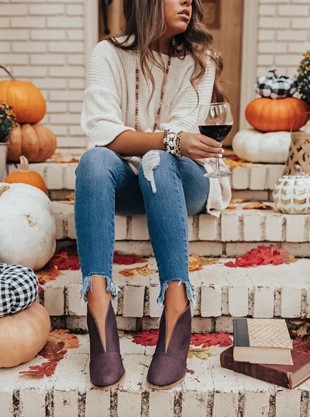 2020-New-Winter-Women-Boots-V-Cutout-Ankle-Boots-Stacked-Heel-Booties-Fahsion-Chelsea-Boots-PU (1)