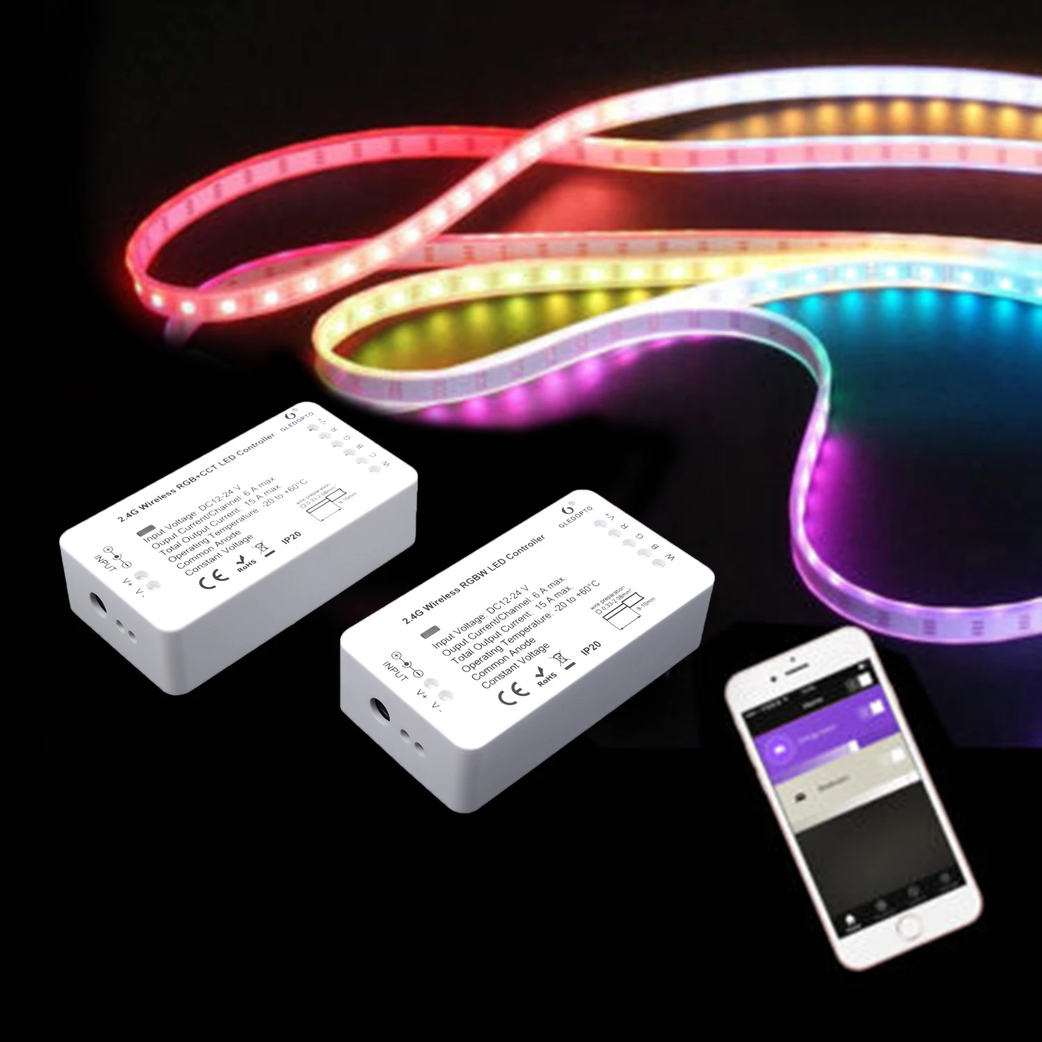 Milight 2,4G WiFi Светодиодная Сенсорная панель контроллер для ZigBee световое звено, светлый полоска