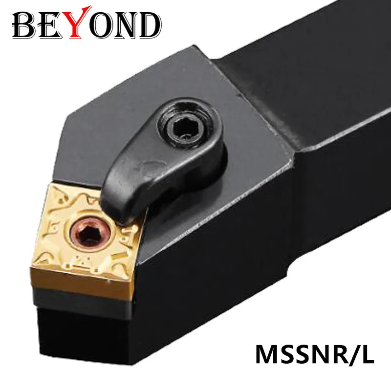 

BEYOND MSSNR1616H12 Lathe Tools MSSNR2525M12 External Turning Tool Holder MSSNR1616H09 Carbide Inserts SMNG120404 CNC MSSNR
