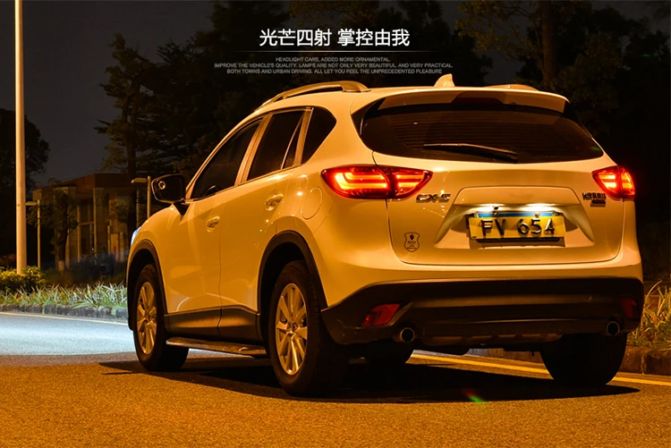 KOWELL, автомобильный Стайлинг для Mazda CX-5 CX5 2013 3014, задний свет, светодиодные задние фонари светодиодный DRL, стоп-сигнал, светильник поворота, стоп-сигнал