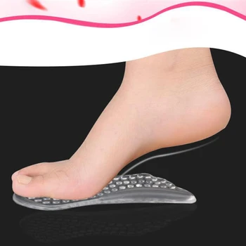 

Silicone Forefoot Pads Transparent Color Foot Arch Point Massage five-point Pad Anti-Slip Pain Relief Correction Massager