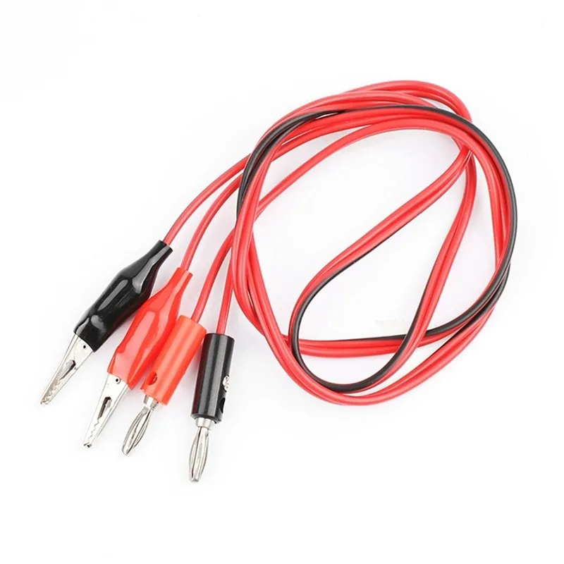 Зажим типа крокодил на штекер банан 1 м | Обустройство дома