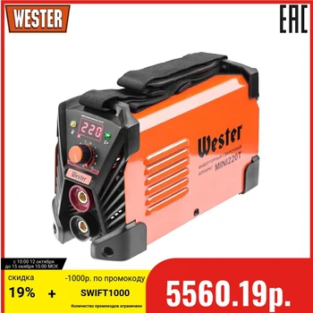 

Welding inverter WESTER MINI 220T 30-220A 155V PV60% 1.6-5.0mm