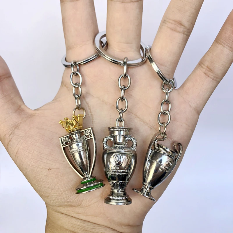 

Mini Keychain Cup With Key ring trophy alloy material High Meticulous dolls accessories