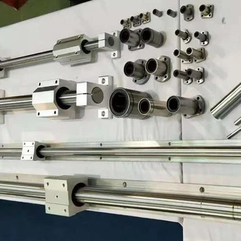 

SBR linear rail 2pcs SBR25 linear rail length 1800 1850mm guide rail + 4pcs SBR25UU SBR16LUU slide block for cnc