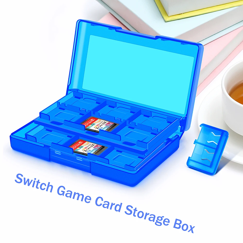 로고 24 In 1 게임 카드 하드 케이스 Nintendo Switch Oled 휴대용 보관함 Ns Lite 보호 커버 여행용 액세서리