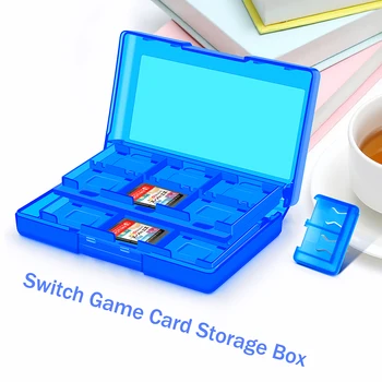 

Game Card Storage Case Compatible With Nintend Switch Protective Travel Container Box Hard Shell With 24 Slots For NS Switch