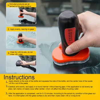 

100ml Waterproof Hydrophobic Coating Accessories Portable Stainproof Car Window Glass Windshield Rearview Mirror Anti Rain Agent