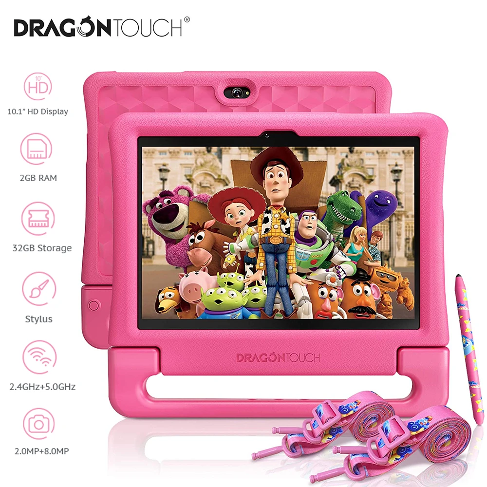 Dragon Touch KidzPad Y88X 10 Kids Tablets 10.1 inch Android 9.0 2GB+32GB Tablet for Children Kid Wifi IPS hd Quad Core Tablet PC the newest tablet
