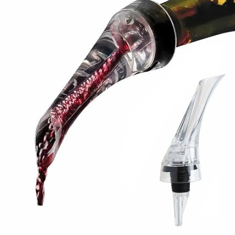 

Red Wine Whiskey Magic Aerator Decanter Essential Set Quick Aerating Pourer Glass Red Wine Bottle Mini Travel Aerator