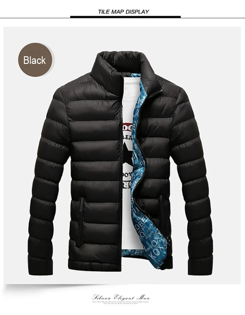 Качественная зимняя куртка для мужчин, модная мужская парка с воротником-стойкой, мужские однотонные толстые куртки и пальто, мужские зимние парки, M-4XL