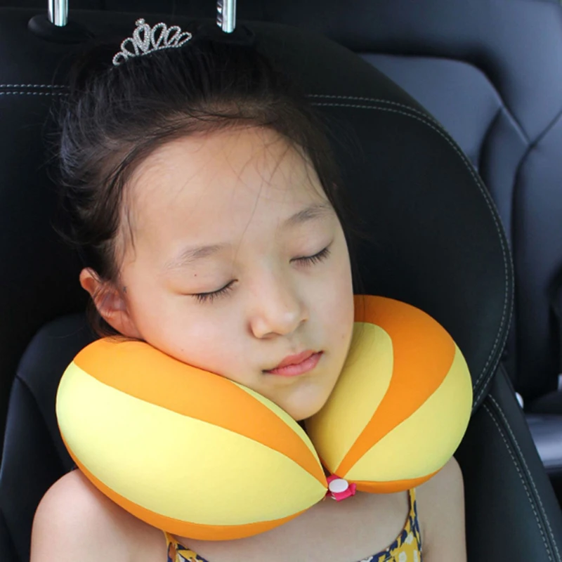 comforter sets Pillow Kids Newbron Travel Neck Pillow U-Shape For Car Headrest Air Cushion Child Car Seat Head Support Infant Baby silk sheets