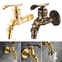Special Price Washing Machine Faucet Retro Vintage Carved Home Sink Garden Single Faucet Water Tap YU-Home Special Price Washing Machine Faucet Retro Vintage Carved Home Sink Garden Single Faucet Water Tap YU-Home