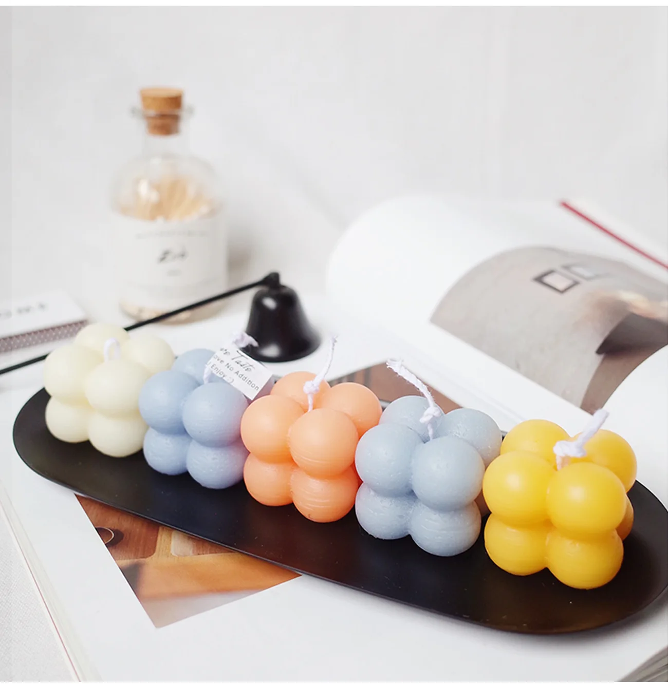 Diy Candles Mould Soy Wax Candle Mold Aromatherapy Plaster Candle 3d