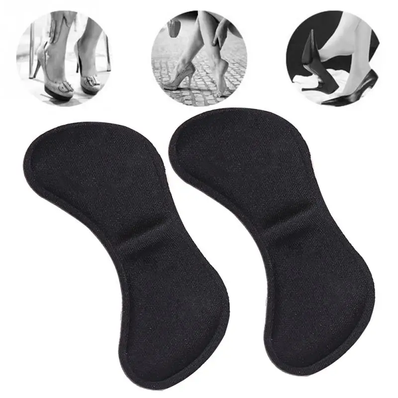 5 Pairs Heel Insoles Pain Relief Cushion Anti-wear Adhesive Feet Care Pads Heel Sticker Heel Liner Grips Crash Insole Patch