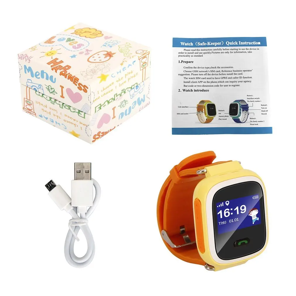 

Q60 Child Smartwat Safe-Keeper SOS Call Anti-Lost Smart Watch Tracker For Children Base Station Location APP Control