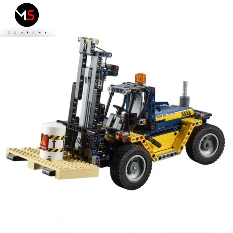 2020 Горячая новинка 2 в 1 Technic Series Forklift Truck Building Car Set строительные блоки кирпичи