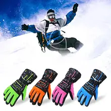 Лыжные перчатки мотоциклетные водонепроницаемые бархатные мягкие перчатки Сноуборд снегоходные перчатки мужские и женские зимние перчатки мужские
