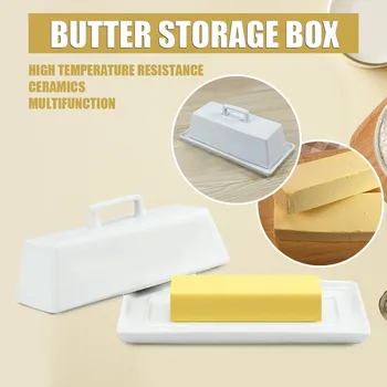 

Priority Chef Butter Dish With Lid Ceramic Butter Holder In White Food Covers Foil Food Cover Useful Kitchen Gadgets Accessories