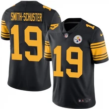 Все сшитые Питтсбург качественные мужские футболки Steelers JuJu Smith-Schuster color rush
