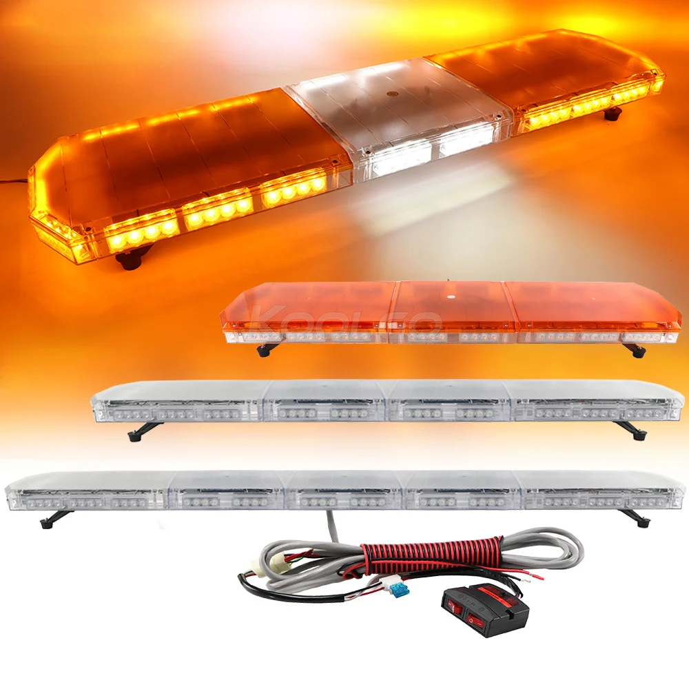 72W To 136 W magnetic Truck Police Warning Flashing LED Lightbar