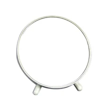 Makeup Mirror, Simple Round Table Makeup Mirror with Storage Box Makeup Gift