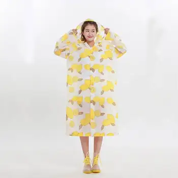 

Protable Yellow Stylish Overall Raincoat Unisex Long Rain Coat Waterproof Impermeable Poncho Transparent Rain Jumpsuit KK60YY