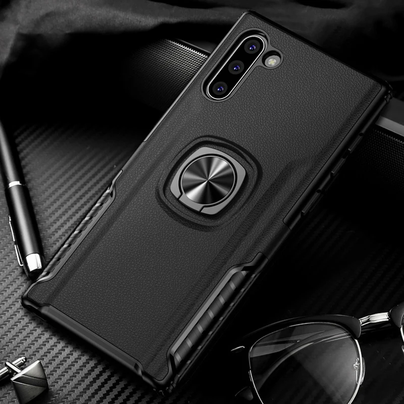 

Shockproof Ring Armor Case For Samsung Note 10 Pro Plus 9 8 S10 S9 S8 A6 A8 2018 Cover For Samsung Galaxy Note10 Plus Case 10Pro