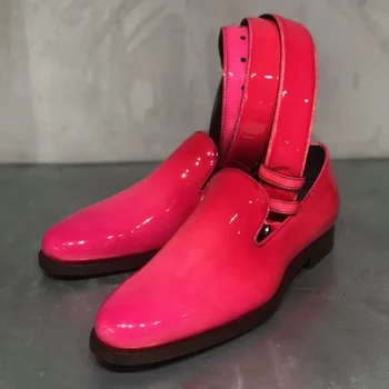 

Men PU Leather Fashion Shoes Low Heel Fringe Shoes Dress Shoes Brogue Shoes Spring Ankle Boots Vintage Classic Male Casual YK217