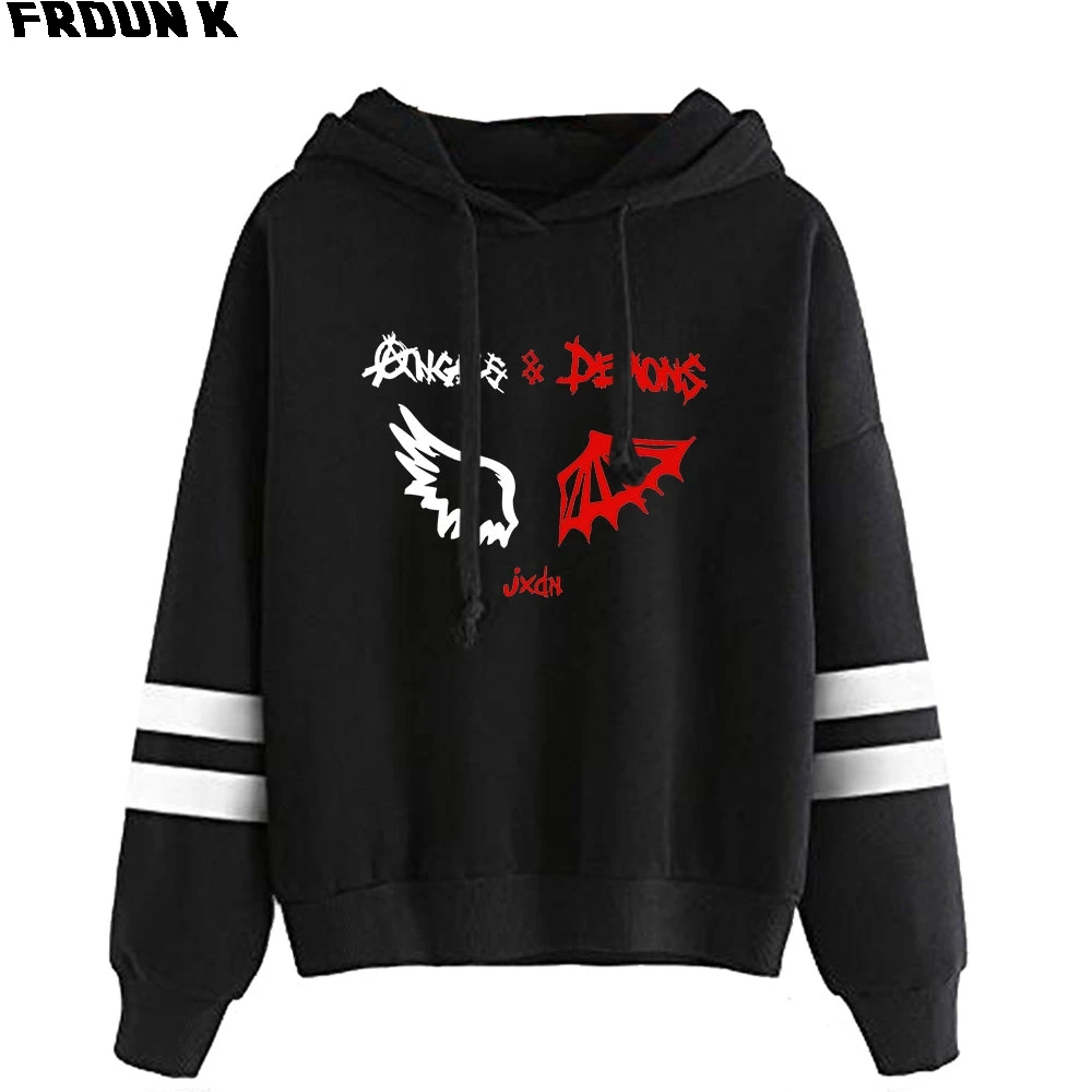 Женские толстовки FRDUN TOMMY 2020 с изображением ангелов и демонов от jxdn свитшоты