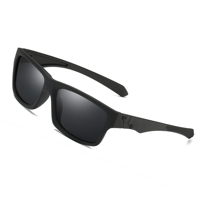 

H2OR3 Retro Polarized Sunglasses Men Brand Designer Square Frame Driving UV400 Shade Sun Glasses Color Mirror Coating Lens