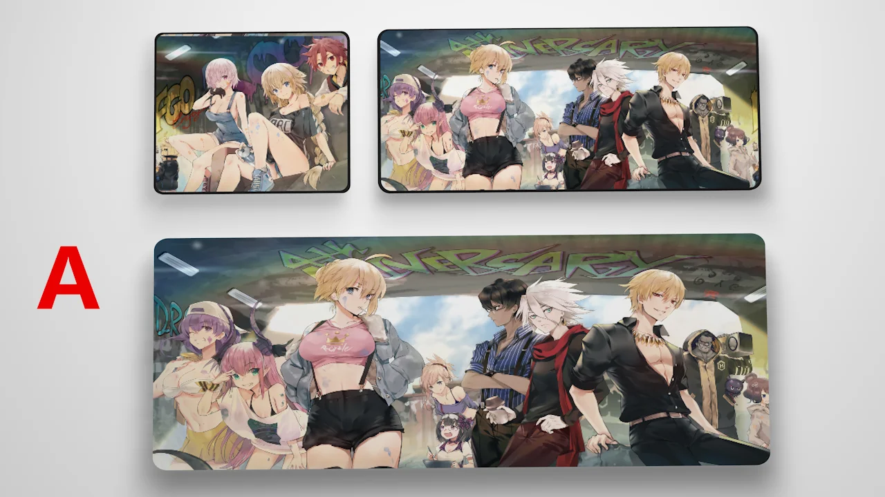

Fate Grand Order Anime Game Mouse Pad Profession PC Large Mats