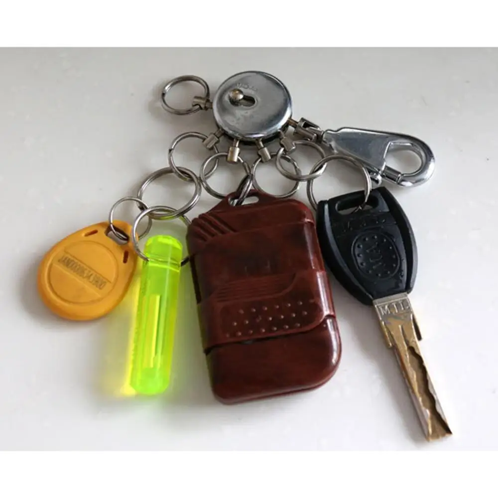 

Xenon Tube Hose Tube Xenon Lamp Fluorescent Key Ring Nite Glowring Color Shell Compact And Lightweight Fashion Keychain