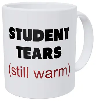 

STUDENT TEARS - Coffee Mug in Blue Ribbon Gift Box - 11 oz