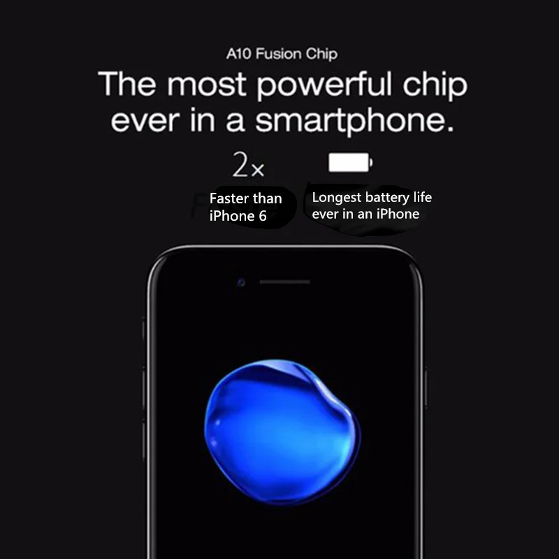 Original Apple iPhone 7 Mobile Phone 2GB RAM 32/128GB/256GB ROM Quad-Core 12.0MP Fingerprint Touch ID Used Smartphone