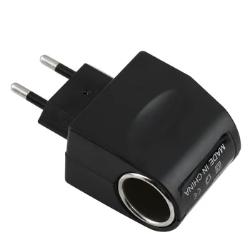 

New Stylish 220V AC to 12V DC Car Cigarette Lighter Wall Power Socket Plug Adapter Converter New Dropping Shipping