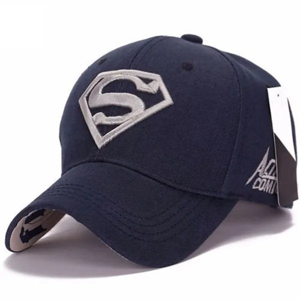 Модная Регулируемая бейсбольная кепка для мужчин и женщин унисекс Snapback Супермен Хип-хоп стрейч шапка с вышивкой 8 цветов - Цвет: 4