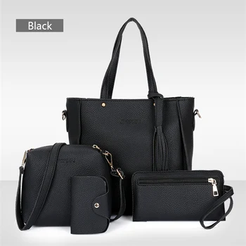 

Dropshipping Handbag Set Women PU Leather Shoulder Bag bag001