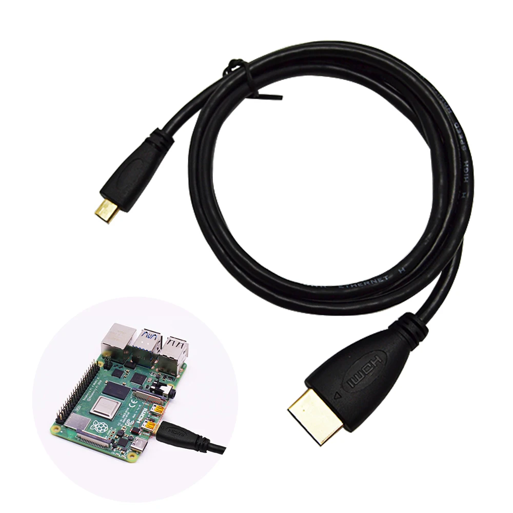Кабель переходник Micro HDMI на для планшетов HDTV и Raspberry Pi 4 HD|Демонстрационные стенды|