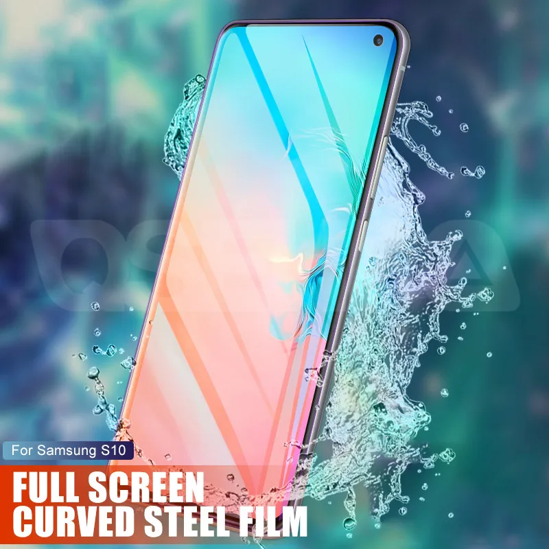 30D Гидрогелевая пленка для samsung Galaxy S10 S9 S8 Plus S10e 5G S7 Edge A6 A8 Plus полная изогнутая Защитная пленка для экрана мягкий чехол