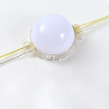 

50mm DC24V Single Color IP68 Pixel Module with Milky Cover 7pcs 4040 LED Chip 1.8W/pcs for Outdoor Advertising Lights