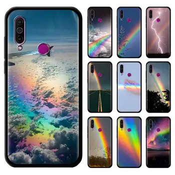 Перейти на Алиэкспресс и купить Черный чехол из ТПУ для Meizu M6 17 Pro 16 16th 16s 16T 16Xs, силиконовый чехол для телефона, чехол с радужным принтом
