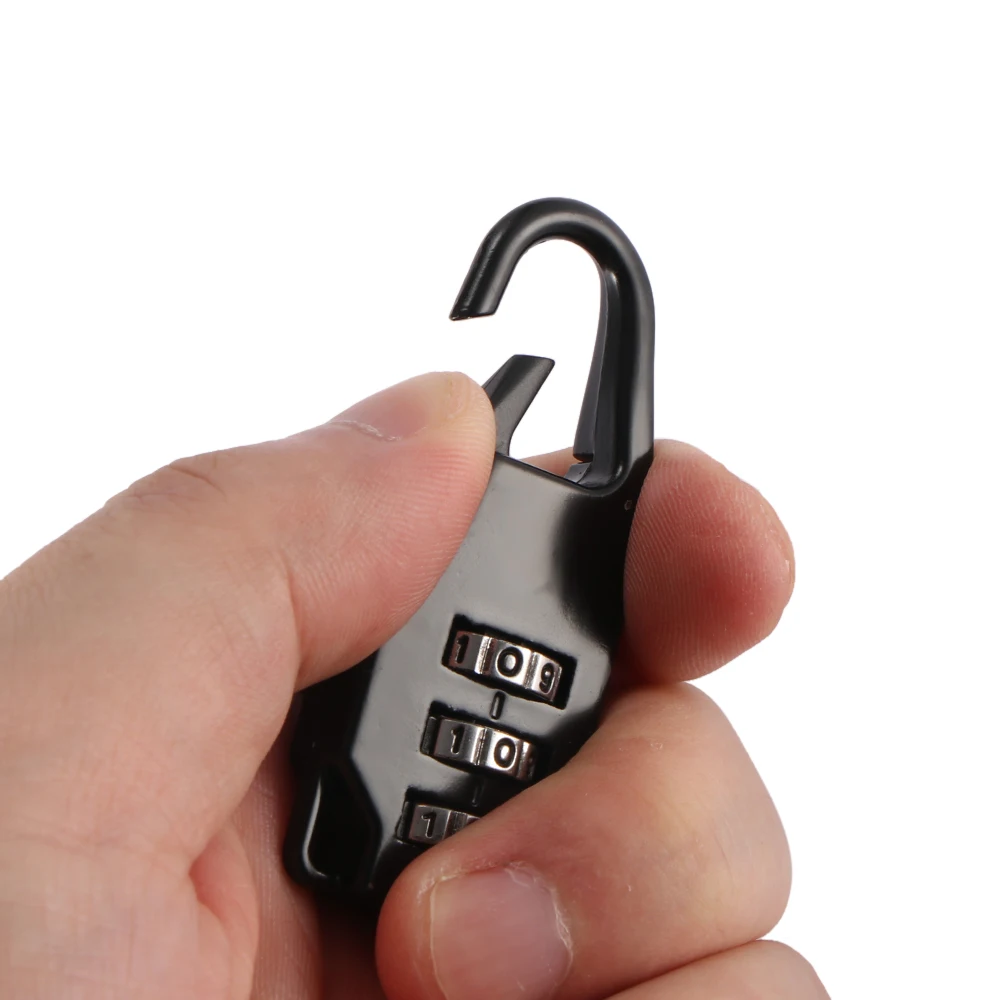 

Padlock Combination 3 Digits Password Digital Luggage Suitcase Number Travel Safety Bag Knapsack Secret Small Lock